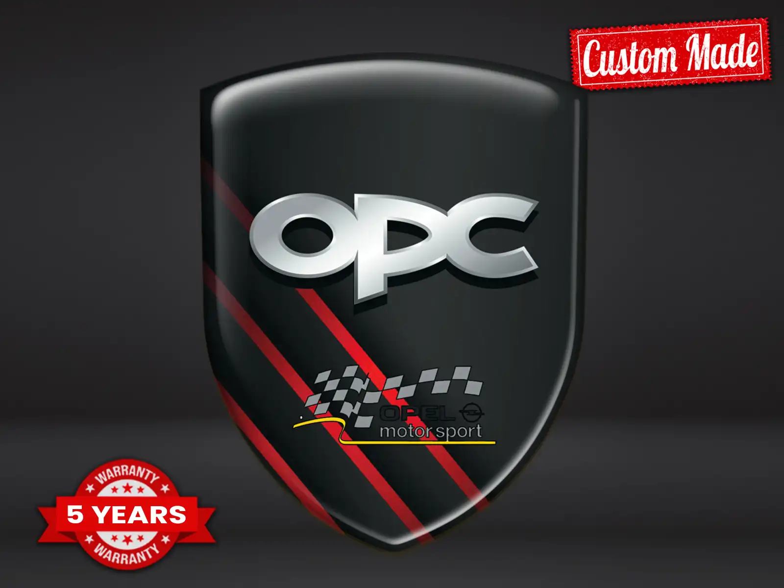 OPC Pegatinas Negocio Personalizadas Estilo Deporte Tuning